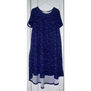 EUC Women’s Purple Floral Midi Dress Size Large